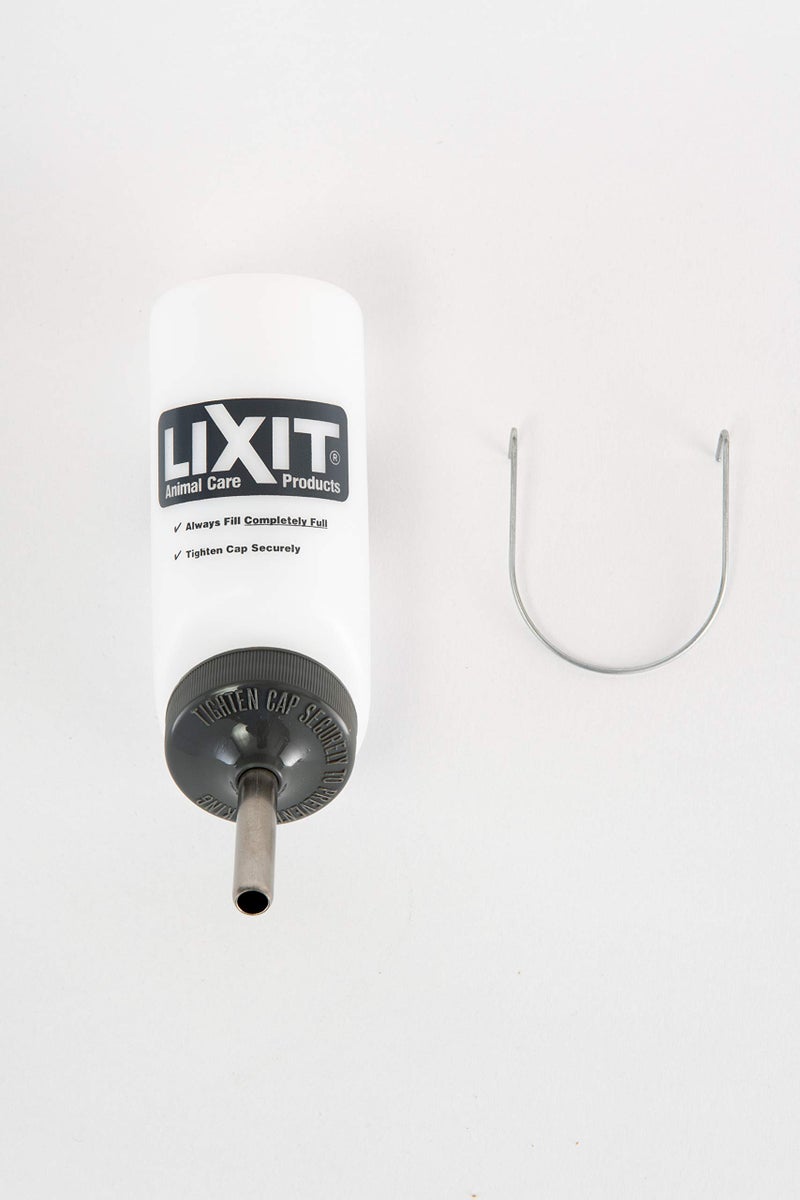 Lixit Wide Mouth BPA-Free Cage Water Bottles for Rabbits, Ferrets, Guinea Pigs, Rats, Chinchillas, Hamsters, Mice, Hedgehogs, Gerbils and Other Small Animals. (Translucent, 8 Ounce) - Image 3